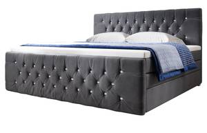 Boxspringbett Nobile Grau - Breite: 180 cm - H4