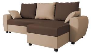 Ecksofa Fiona Beige - Braun