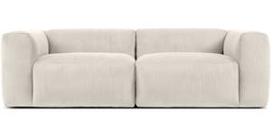 Einzelsofa BUFFO 4-Sitzer Creme - Breite: 250 cm