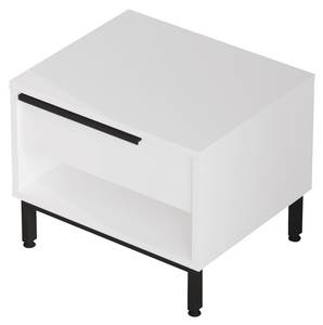 Table de chevet OCEAN NS54 1D Blanc