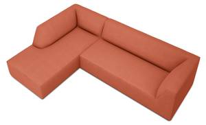 Ecksofa RUBY 4 Sitzplätze Hochglanz Rot