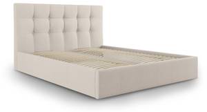 Bett mit Box + Kopfteil PHAEDRA Beige