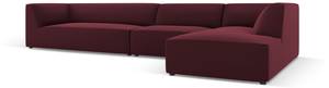 modulares Ecksofa RUBY 5 Sitzplätze Bordeaux