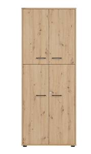 Aktenschrank Space Office Braun - Holzwerkstoff - 80 x 203 x 37 cm