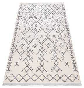 Modern Teppich Rebec Franse 51136a Beige - Kunststoff - Textil - 280 x 1 x 370 cm