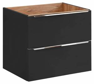 Bad Set mit 2 Waschbecken (10-teilig) Schwarz - Holzwerkstoff - 140 x 190 x 48 cm