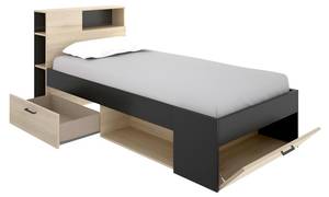 Set Bett + Matratze + Lattenrost LEANDRE Breite: 99 cm
