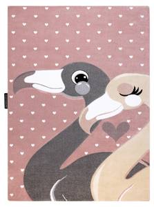 Tapis Petit Flamingos CŒurs Ros 80 x 150 cm