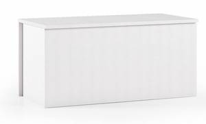 Container-Box Miltonia Weiß - Holzwerkstoff - 45 x 45 x 90 cm