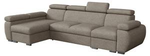 Ecksofa Boston LCP Hellbraun - Ecke davorstehend links