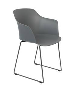 Fauteuil de table Tango Matière plastique / Acier - Gris