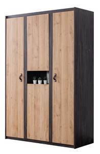 Aktif Kleiderschrank Braun - Holzwerkstoff - 132 x 195 x 53 cm