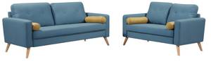 Couchgarnitur TATUM 2er-Set Blau