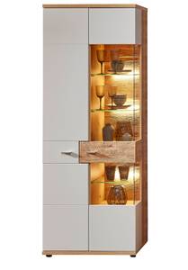 Wohnzimmer Valente 43 (5-teilig) LED Grau - Holzwerkstoff - Holzart/Dekor - 445 x 202 x 48 cm