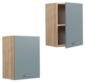 Hängeschrank R-Line 41133 Blaugrau - Sonoma Eiche Trüffel Dekor