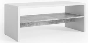 Table basse 100cm avec rangement Imitation béton