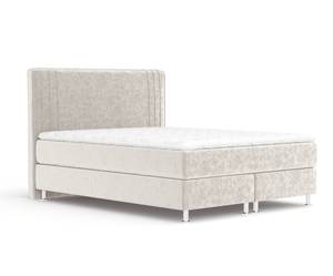 Boxspringbett Casone Ecru - Breite: 200 cm