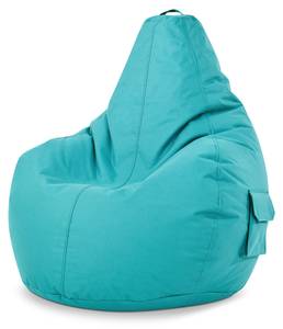 Pouf Lounge Chair "Cozy" 80x70x90cm Turquoise brillant