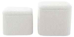 Pouf Ada Storage Blanc