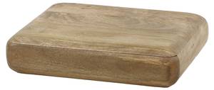 Nachttisch Arbol Beige - Massivholz - 45 x 13 x 35 cm