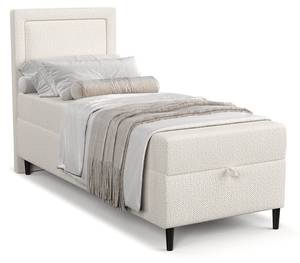 Boxspringbett Alma Creme - Breite: 100 cm - H2