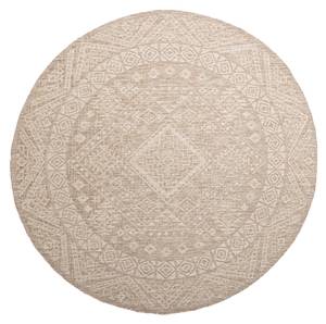 In- & Outdoor Jute Teppich R Atlas Aztec 120 x 120 cm