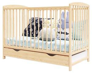 Mitwachsendes Babybett Pinie Beige Dekor