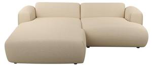 Sofa POGNI Beige - Textil - 160 x 71 x 266 cm