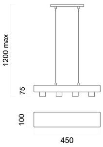 Pendelleuchte Boston XL Braun