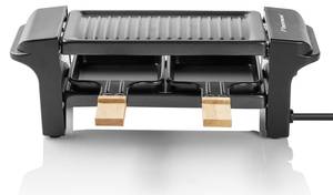 Raclette-Grill Schwarz - Metall - 11 x 11 x 32 cm