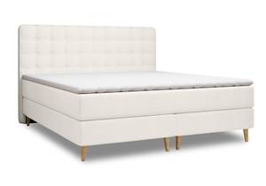 Boxspringbett Believe Creme - Breite: 120 cm