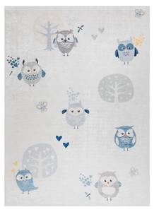 Tapis Lavable Bambino 1161 Hiboux Pour 120 x 170 cm