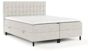 Boxspringbett Divine Grau - Breite: 140 cm