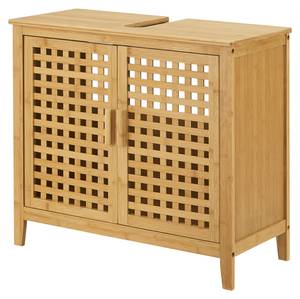 Waschbeckenschrank Ingmarsö Braun - Bambus - 67 x 60 x 30 cm