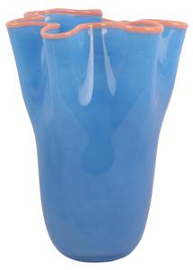 Vase Ruffles Groot Blau