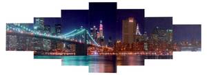 Leinwandbild T375 XL New York (7-tlg.) Holzart/Dekor - Holz teilmassiv - 245 x 87 x 2 cm