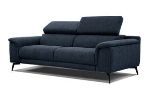 Sofa Fiero 3-Sitzer Marineblau - 212 x 103 cm