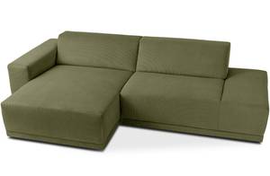 Links Ecksofa MUDI Khaki - Armlehne davorstehend links - Ecke davorstehend links - Ottomane davorstehend links