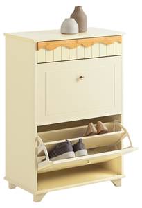 Armoire à Chaussures FSR124-MI Beige - Bambou - Bois manufacturé - 60 x 90 x 35 cm