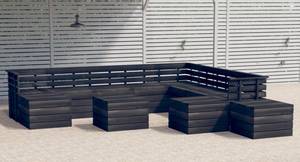 Garten-Lounge-Set Braun - Massivholz - Holzart/Dekor - 60 x 72 x 60 cm