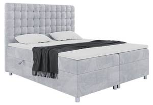 Boxspringbett Aston Hellgrau - Breite: 160 cm - H4