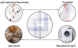 Geschirrtücher 00000361 12er-Set Blau