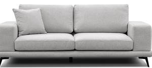 Sofa 3-Sitzer XL Mediolane Hellgrau