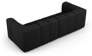 modulares Sofa SERENA 3 Sitzplätze Schwarz