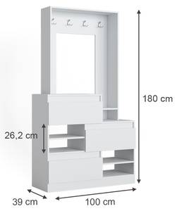 Porte-manteau Evia Blanc