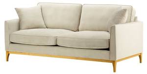 Dreisitzer-Sofa Linara Creme