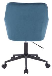 Schreibtischstuhl JERRY Blau - Textil - 59 x 96 x 59 cm