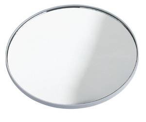 Miroir cosmétique, grossissant Argenté - Verre - 12 x 12 x 1 cm