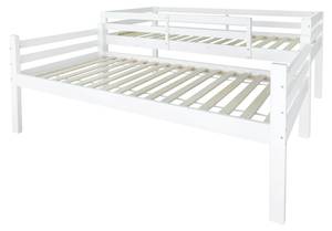 Etagenbett ZoomCHANGE Ⅰ Weiß - Holzwerkstoff - Massivholz - Holzart/Dekor - 95 x 158 x 205 cm