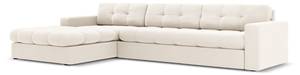 Ecksofa JUSTIN 4 Sitzplätze Beige